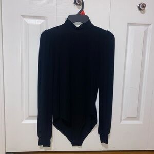 Black Long Sleeve Bodysuit